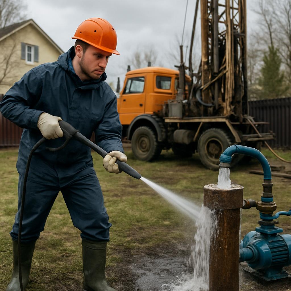 Промывка скважин в Москве и Московской области