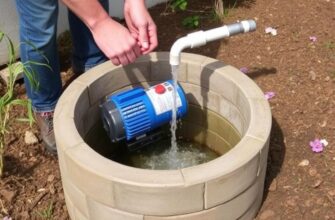 Промывка скважины с помощью дренажного насоса