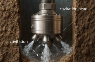 Кавитационная головка для промывки скважин