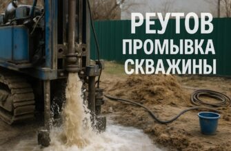 Промывка скважины в Реутове
