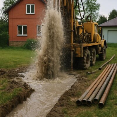 Промывка скважины в Королёве